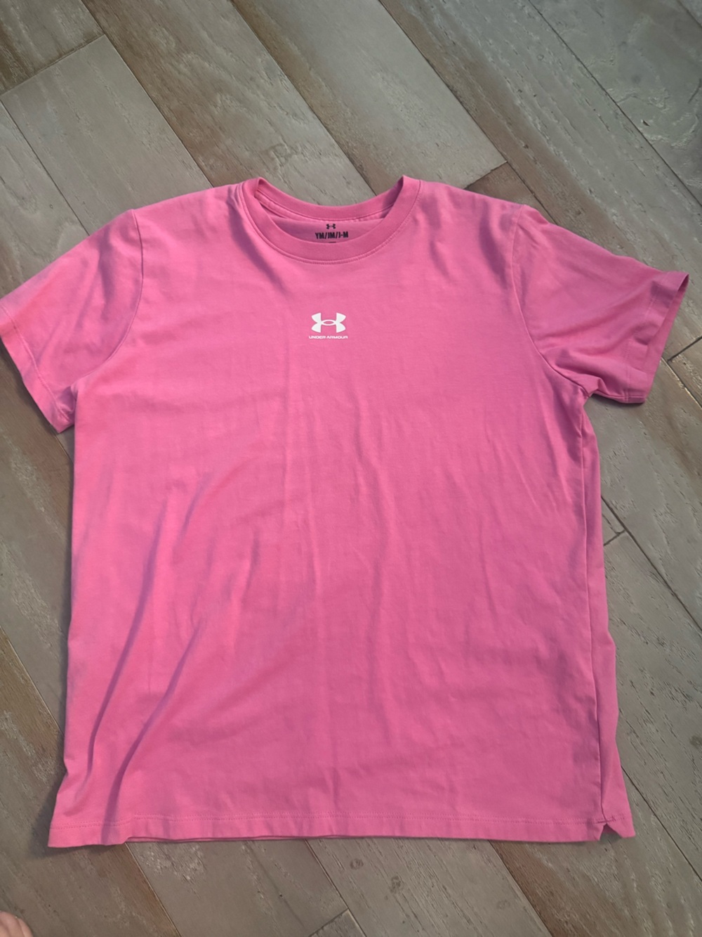 Under Armour Youth Hot Pink Short Sleeve Performance Tee